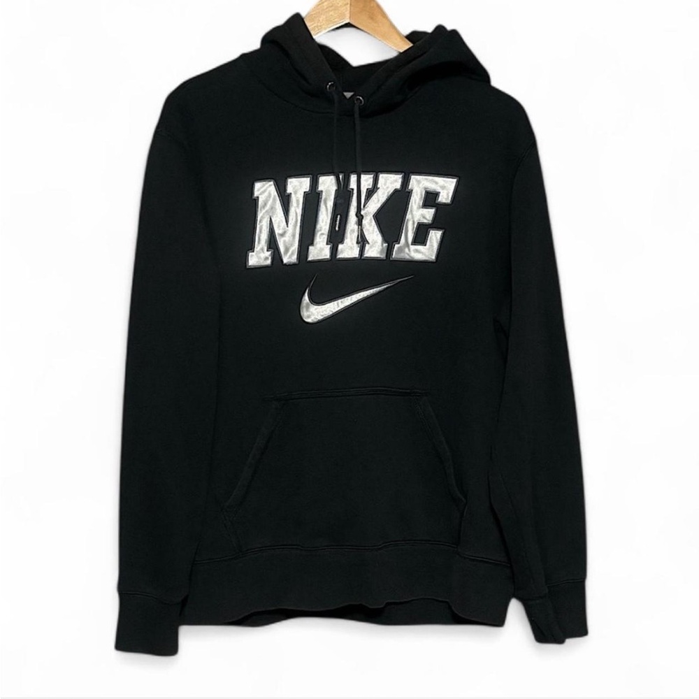 Nike Vintage Swoosh Spellout Black Sweatshirt
